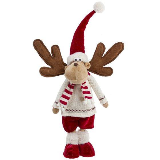Игрушка набивная &quot;Олень&quot;, L28 W14 H47/34 см, 2в.