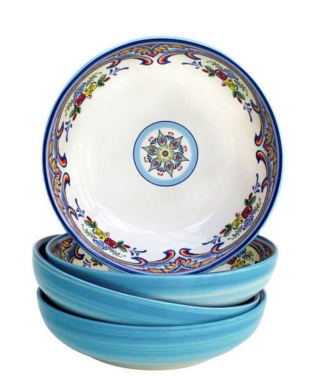 Zanzibar 4 Piece Pasta Bowl Set