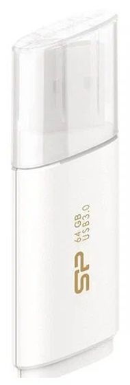 Флеш диск 64Gb Silicon Power Blaze B06 SP064GBUF3B06V1W USB 3.2 белый