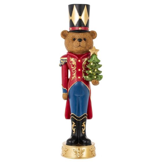 Фигурка декоративная &quot;Медвежонок&quot; с подсветкой (AAAx3 н/п), L19 W15 H61 см