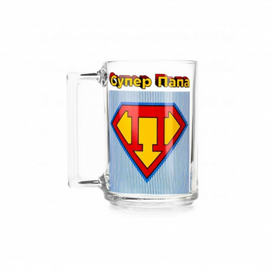 Кружка ФИТНЕС 320мл СУПЕР ПАПА без ИПУ