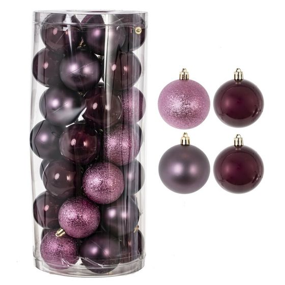 Набор из 35шт Украшение новогоднее &quot;Шар&quot;, D 6 см, L16 W16 H36 см