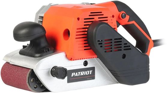 Ленточная шлифмашина Patriot BS 120, металлический корпус, мощность 1200 Вт, лента 100х610 мм