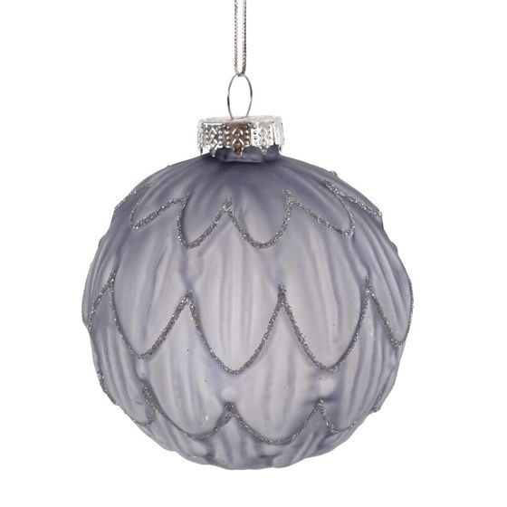 Украшение новогоднее "Шар", D 8 см, L8 W8 H10 см