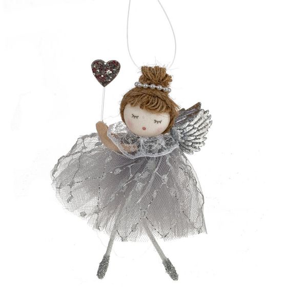 Изделие декоративное подвесное &quot;Ангел&quot;, L7 W3 H15 см, 4в.
