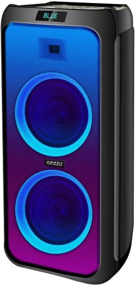 Портативная акустика Ginzzu GM-215 1.0 80Вт черный