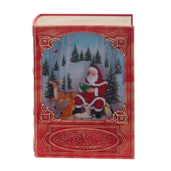 Изделие декоративное &quot;Книга&quot; (подсвет, вьюга 3хАА н/п), L13 W7 H19 см