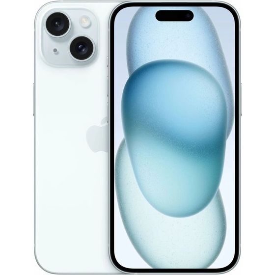 Смартфон Apple iPhone 15 6Gb/256Gb голубой (MTP93HN/A)