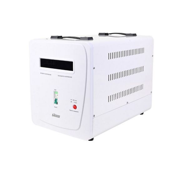 Стабилизатор напряжения PowerMan AVS 8000 E 8000Вт 8000ВА белый (6187945)