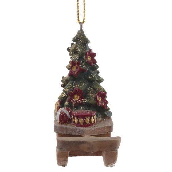 Изделие декоративное подвесное "Сани", L7 W3 H6,5 см