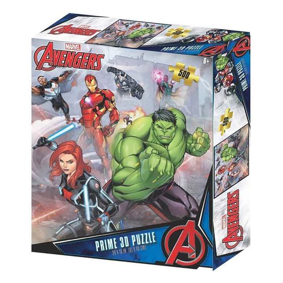 PRIME 3D Marvel Avengers Collage Puzzle 500 pieces