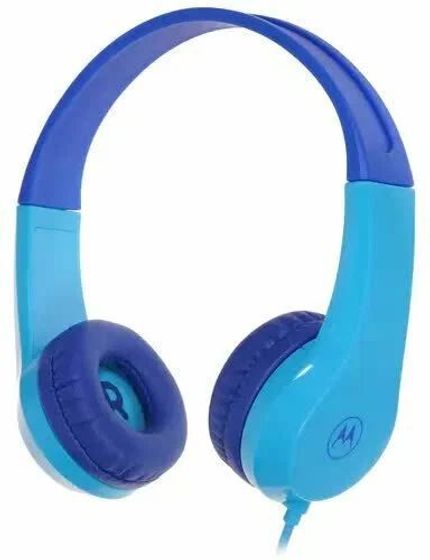 Гарнитура накладные Motorola MOTO JR200 LJR2000BLUERU детские проводные синий