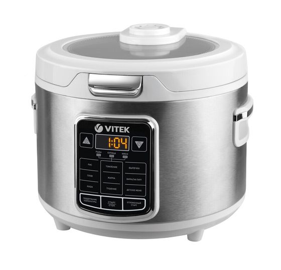 Мультиварка Vitek VT-4281 W 4л 800Вт цвет в ассорт. (серебристый или бежевый)