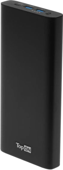 Портативный аккумулятор TopON TOP-T100 26800mAh USB-C/2*USB А черный (103270)