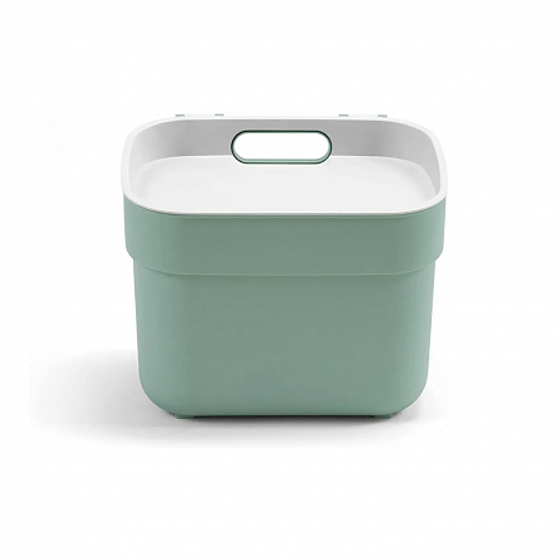 Контейнер для мусора READY TO COLLECT зеленый/светло-серый 5л