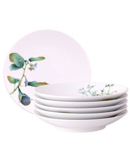 Kyoka Shunsai Deep Plates Set/6