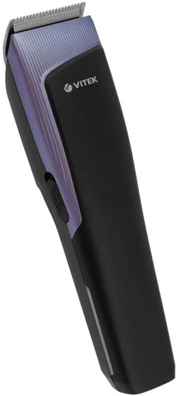 Машинка для стрижки Vitek Prive VT-1359 насадок:4шт сеть черный/фиолетовый