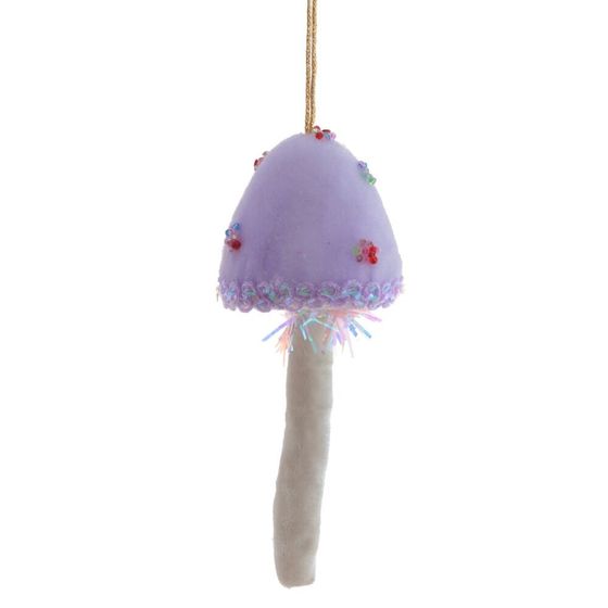 Изделие декоративное подвесное &quot;Гриб&quot;, L5 W5 H14 см, 3в.