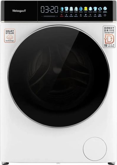 Стиральная машина Weissgauff WMD 58411 Direct Drive Inverter белый, стирка 11кг, сушка 6кг, 1400об/мин, с паром, инвертор