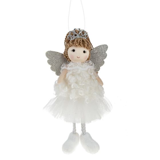 Изделие декоративное подвесное &quot;Ангел&quot;, L9 W3 H18 см, 3в.