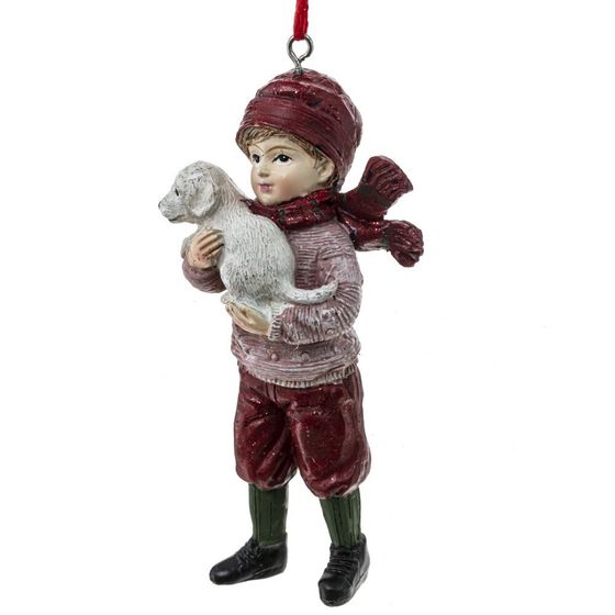 Изделие декоративное подвесное "Девочка/Мальчик", L5 W3 H11 см, 4в.