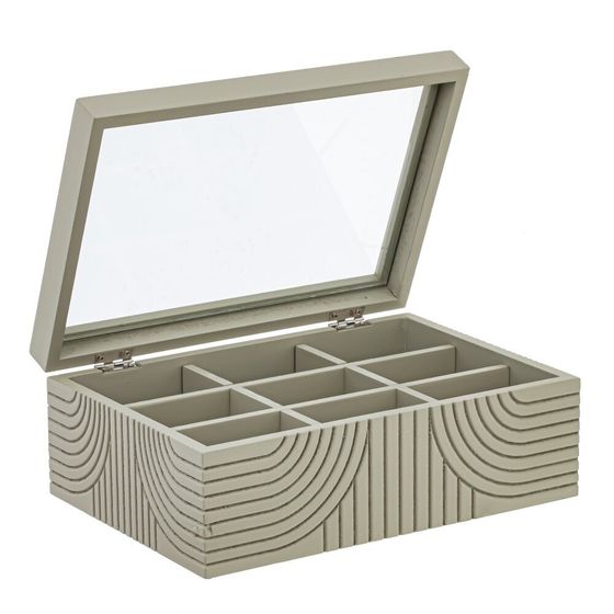 Шкатулка для чайных пакетиков, L24 W16,5 H9 см