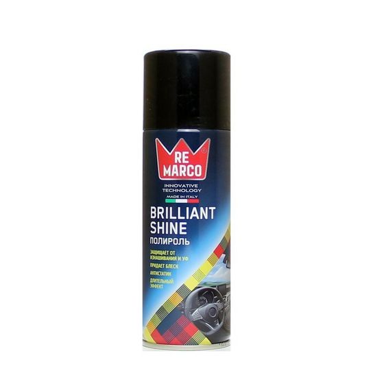 Полироль салона RE MARCO Brilliant Shine, 200 мл, аэрозоль , perfume 007