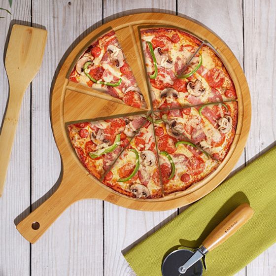 Набор 2пр PIZZAIOLO доска для пиццы 35см  нож для пиццы