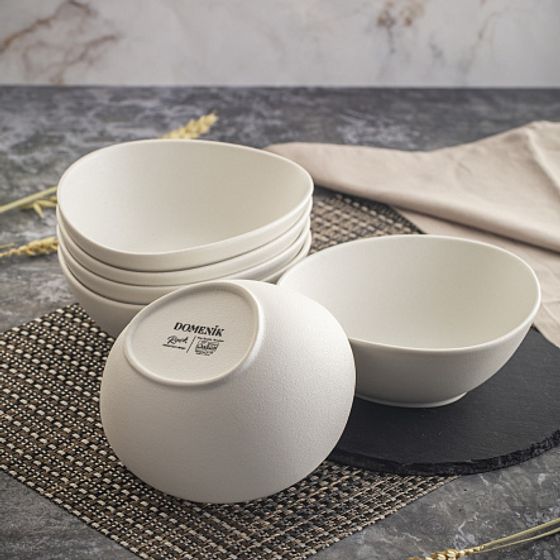 Салатник треугольный ROCK WHITE 16см