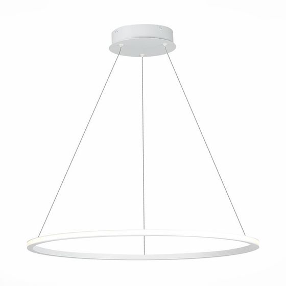 Светильник подвесной St Luce. ST604.543.34. 1х34 Вт, LED, 4000K, 2210 Lm, 60х60 см, цвет белый