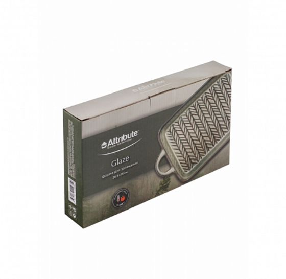 Форма для запекания GLAZE 26.5x15x3,5см прямоугольная