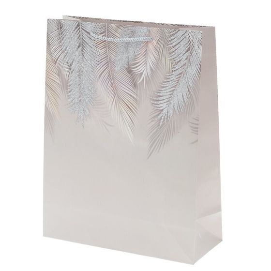 Пакет подарочный (бумага 210г/м2, (блок микс 12шт), L30 W12 H39 см, 4в.