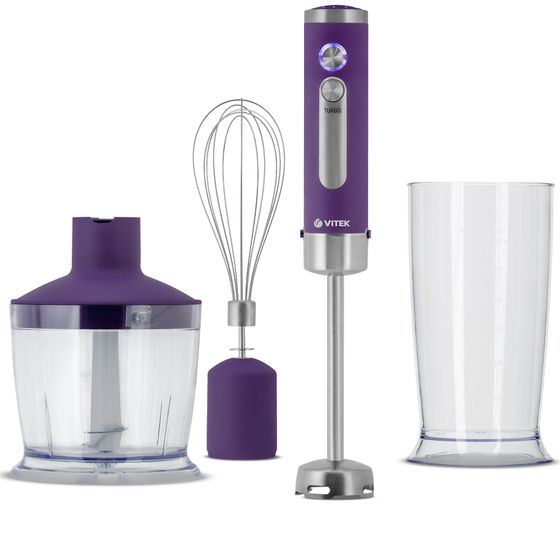 Блендер погружной Vitek VT-3408 VT 800Вт фиолетовый