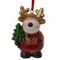 Фигурка декоративная подвесная &quot;Олень&quot;, L5 W3,5 H7,5 см, 4в.