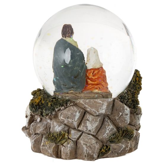 Фигурка декоративная &quot;Рождество&quot; в стекл шаре, L9 W8 H8,5 см, 2в.