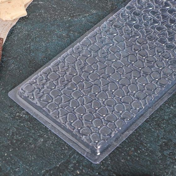 !09 НАБОР 2 ШТУКИ - Форма для шоколада 19х9,5 см "Шоколад пористый"