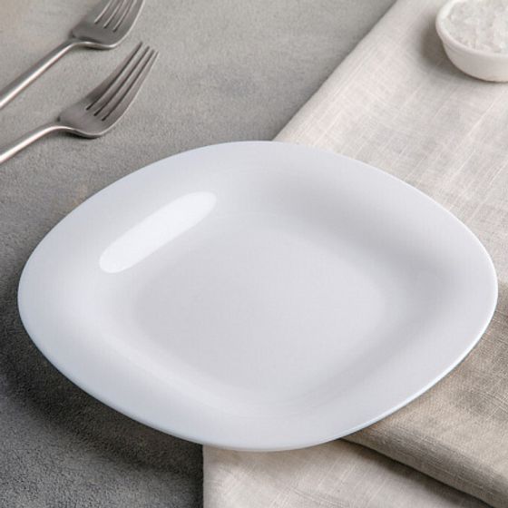 Тарелка десертная НЬЮ КАРИН белая 19см