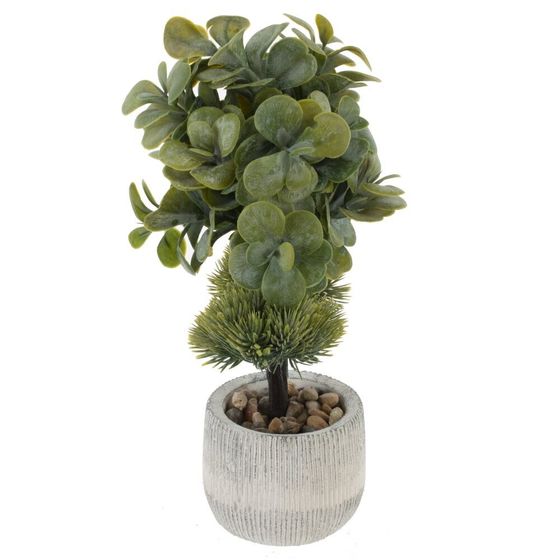 Цветочная композиция "Бонсай", L18 W16 H30 см