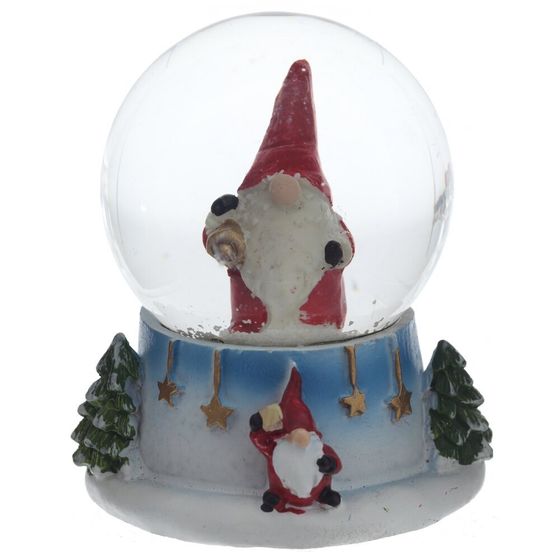 Фигурка декор в стекл шаре &quot;Гном&quot;, D 4.5 см, L5,5 W5 H6 см, 2в.
