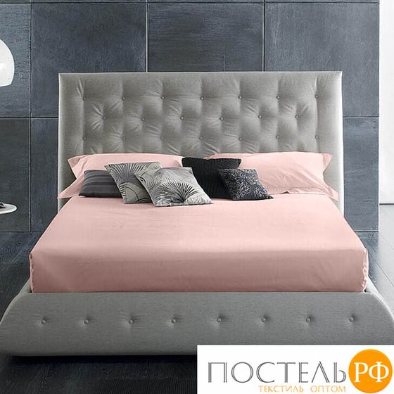 114311429-crL09 Простыня на резинке Satin Luxe 90х200х25 чайная роза