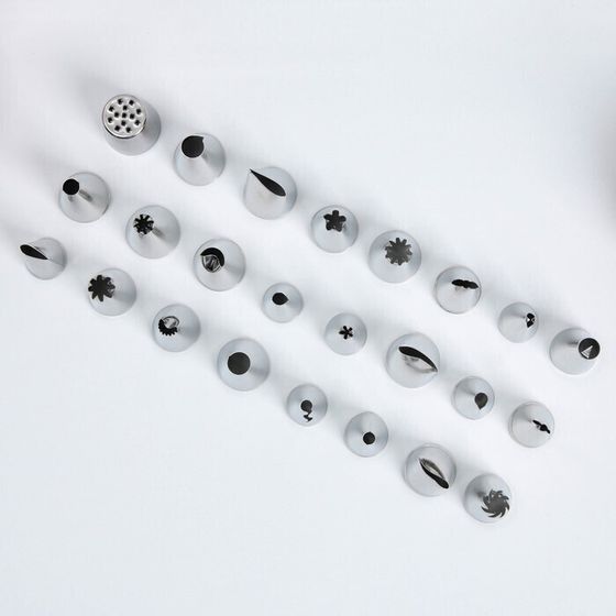 !09 Набор кондитерских насадок «Дворец», 15.8 х 9.4 см 24 шт