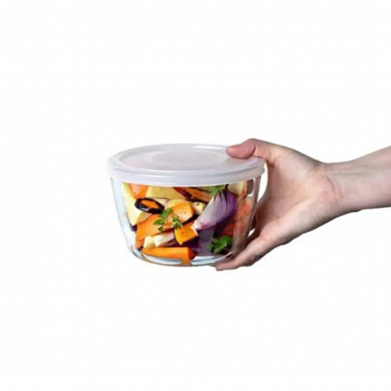 Форма для запекания и выпечки с крышкой COOK&amp;FREEZ 1.1л 15х9см круглая