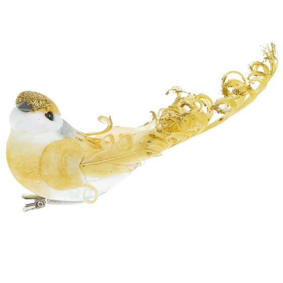 Изделие декоративное &quot;Птичка&quot;, L12 W4 H5,5 см, 2в.