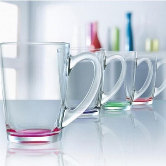 Кружка УТРО РЭЙНБОУ 320мл (микс цветов)