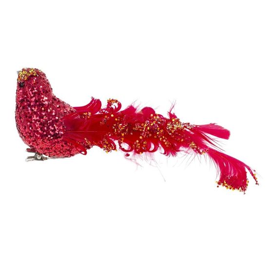 Изделие декоративное &quot;Птичка&quot;, L15 W4 H5,5 см, 2в.