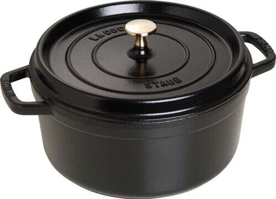 Staub Round Dutch Oven 24cm Black