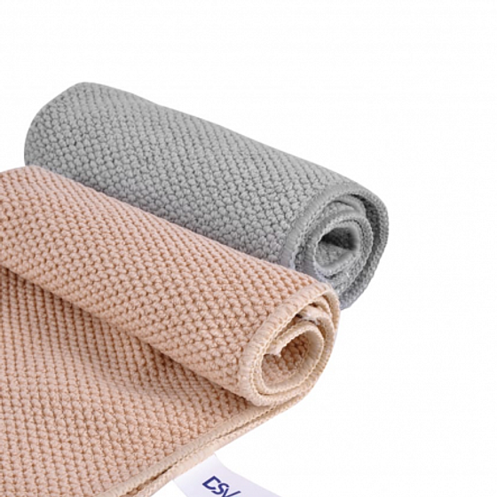 Набор салфеток универсальных из микрофибры 2шт 30х30см плотные