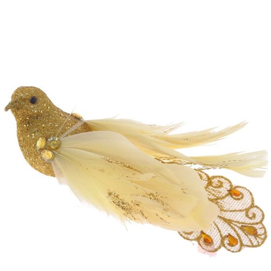 Изделие декоративное &quot;Птичка&quot;, L15 W4 H5 см, 4в.