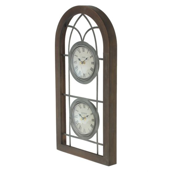 Часы настенные декоративные, L24 W3,5 H47 см, (2xАА не прилаг.)