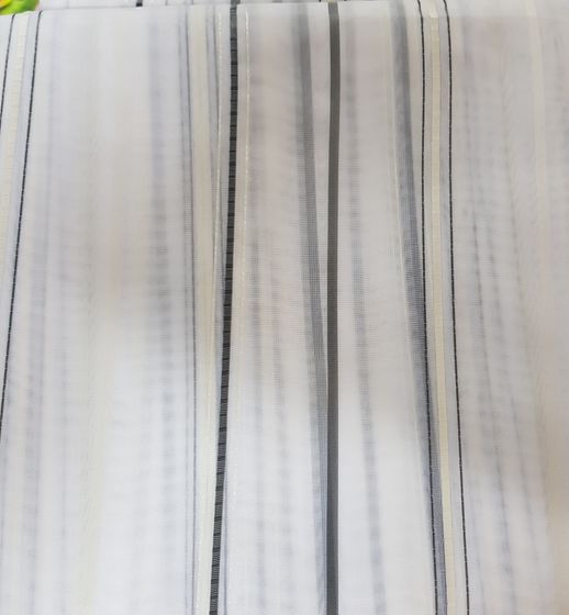 !09 Тюль " Элва" 300*280см. цвет серый на шторной ленте